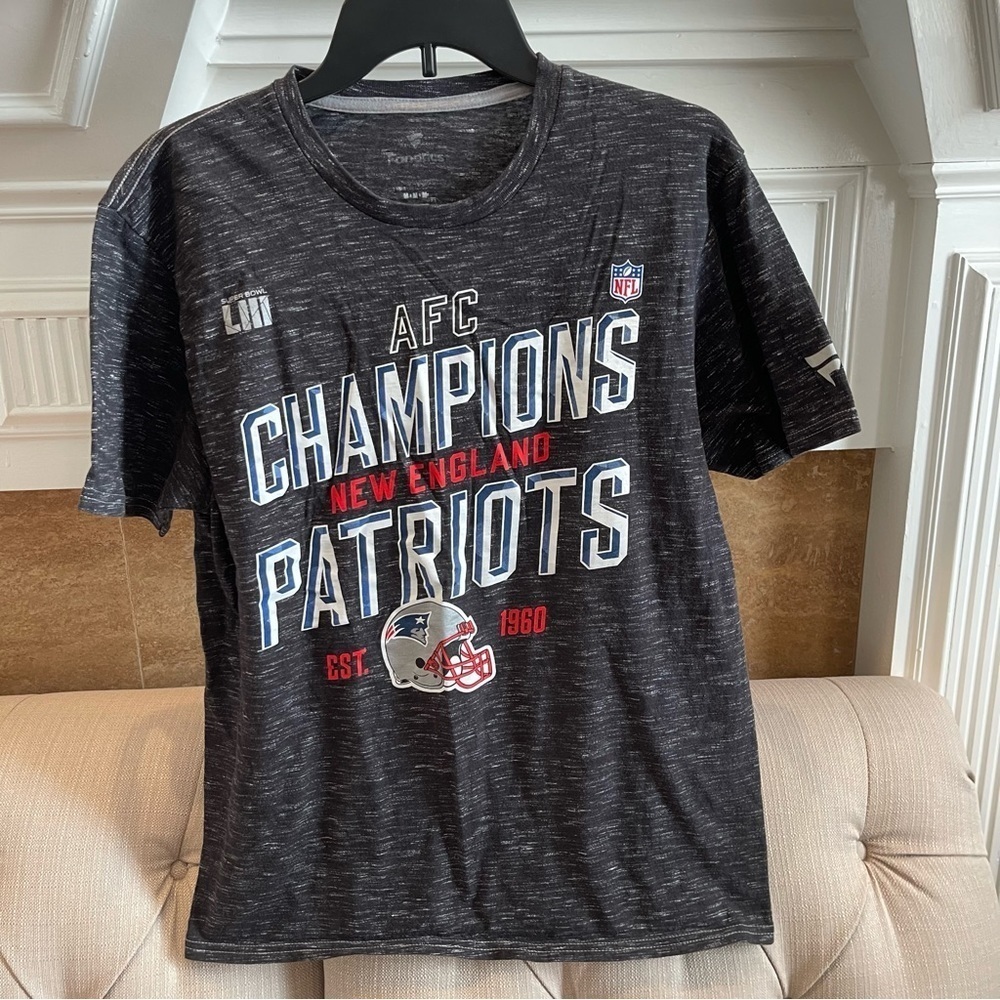 AX: Fanatics New England Patriots Super Bowl LIII T-Shirt Men’s M AFC Champions.
